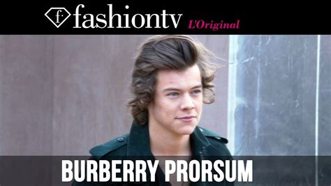 Harry Styles & Anna Wintour at Burberry Prorsum Fall/Winter 